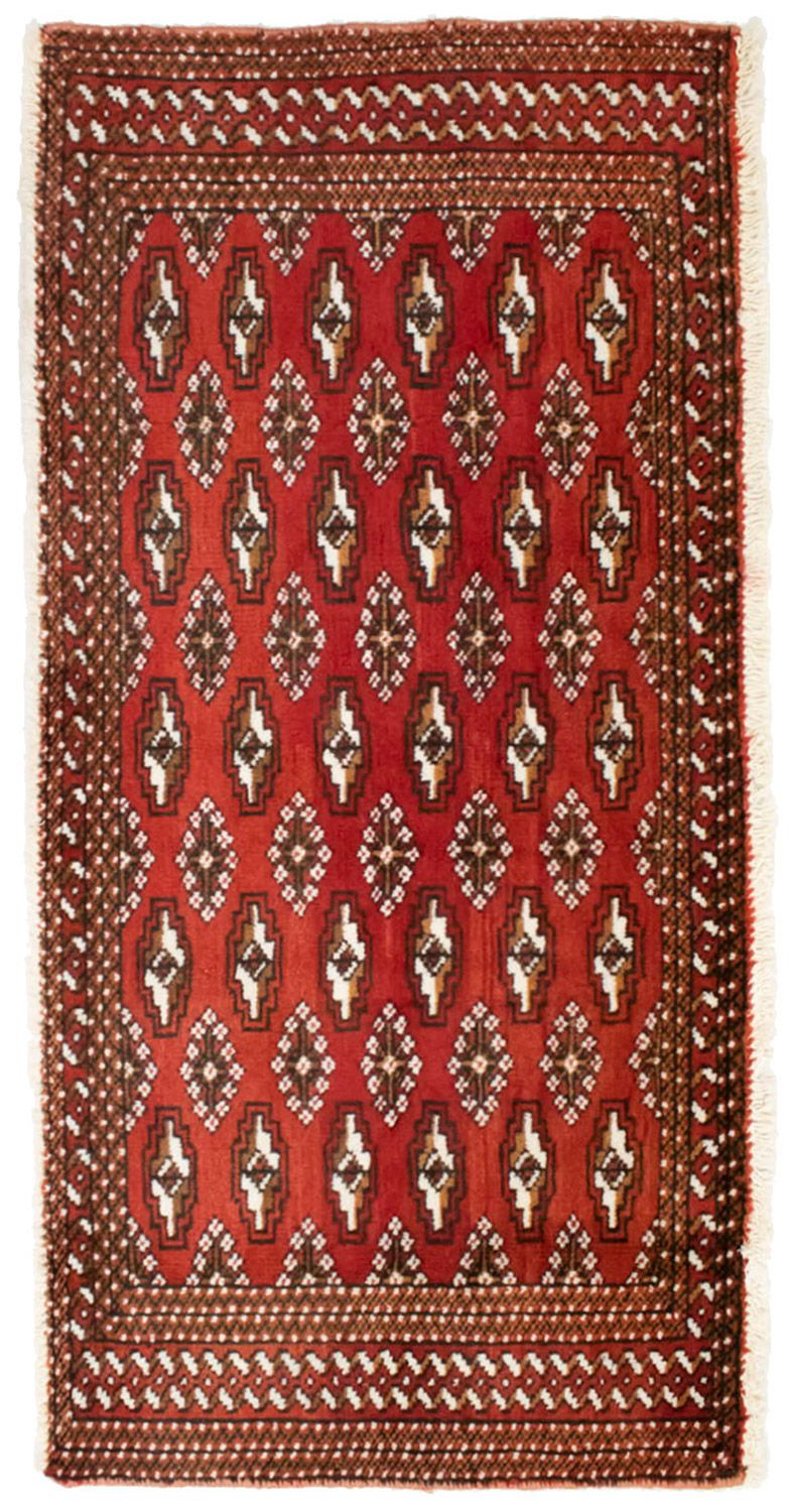 Turkaman Rug - 130 x 60 cm - red