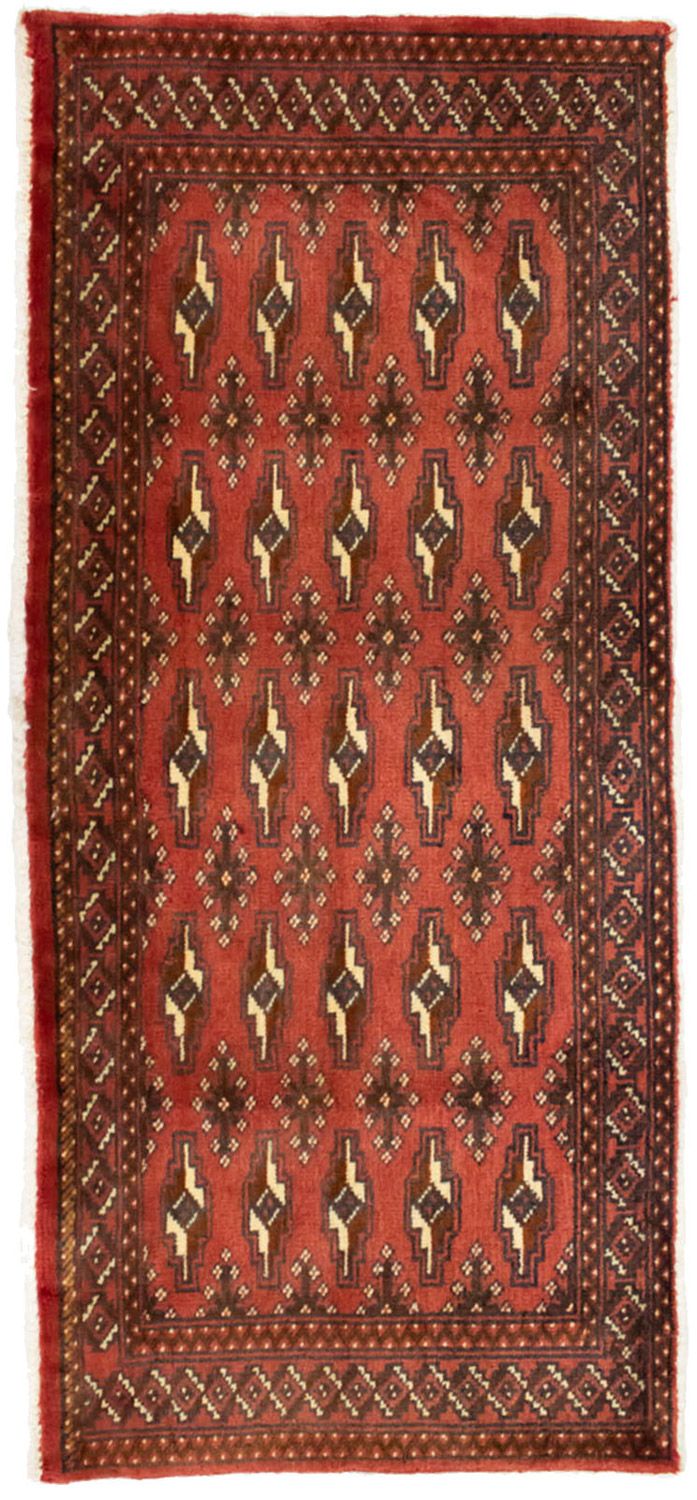 Turkaman Rug - 130 x 60 cm - light red