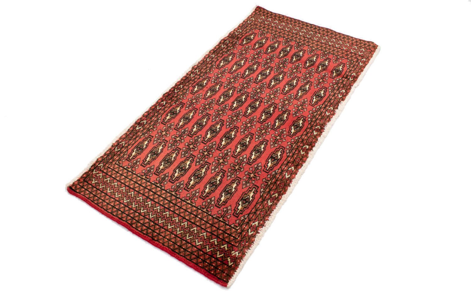 Turkaman Rug - 130 x 60 cm - red