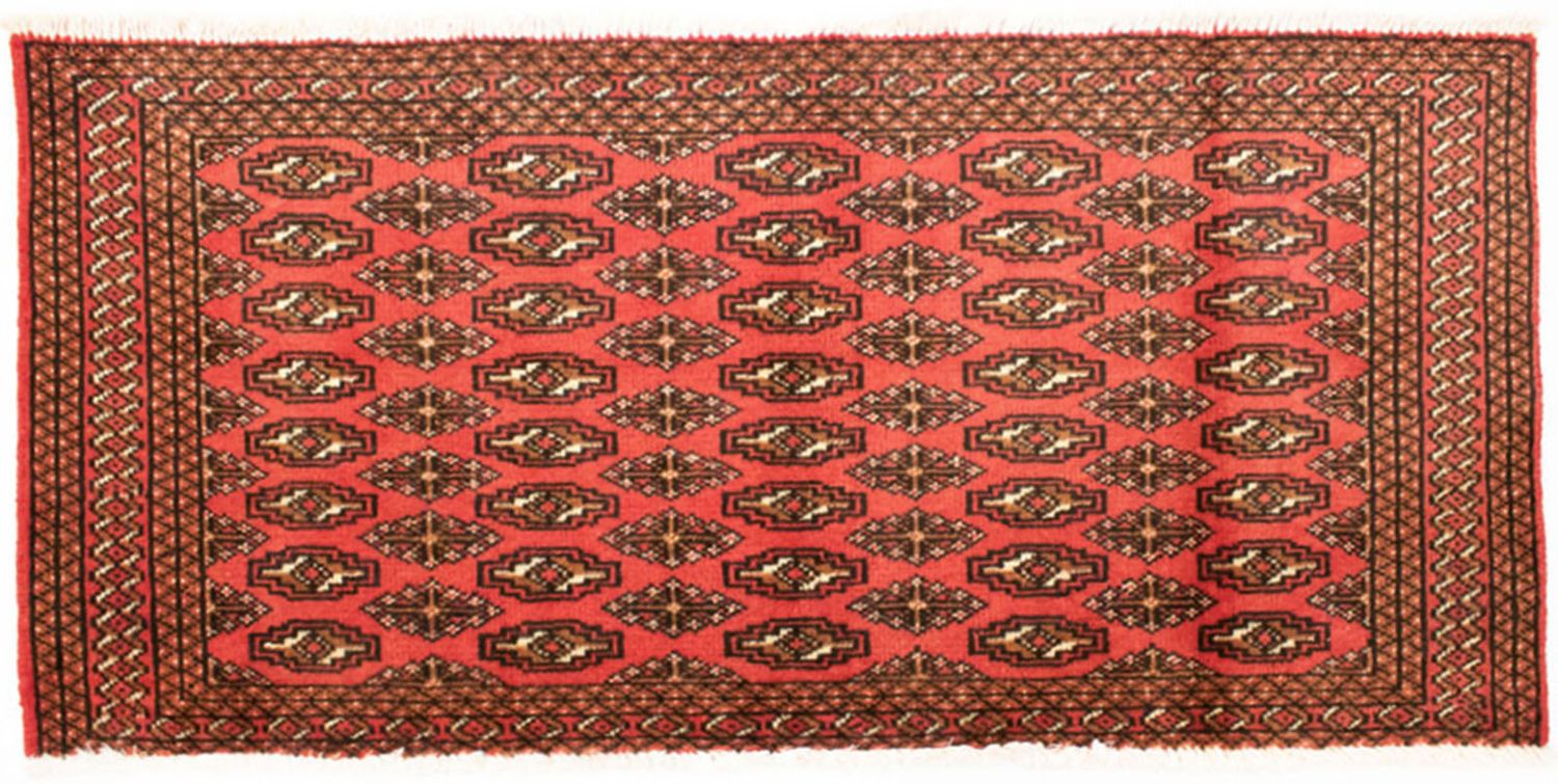 Turkaman Rug - 130 x 60 cm - red