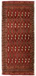 Turkaman Rug - 130 x 60 cm - red