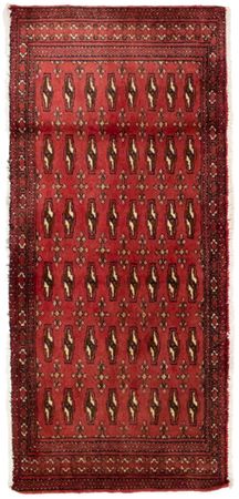 Turkaman Rug - 130 x 60 cm - red