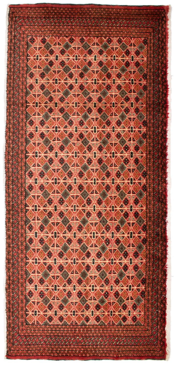 Turkaman Rug - 130 x 60 cm - light red