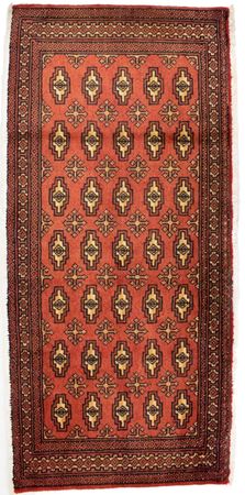 Turkaman Rug - 130 x 60 cm - rust