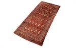 Turkaman Rug - 130 x 60 cm - red