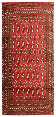 Turkaman Rug - 130 x 60 cm - rust