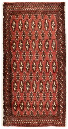 Turkaman Rug - 130 x 60 cm - rust