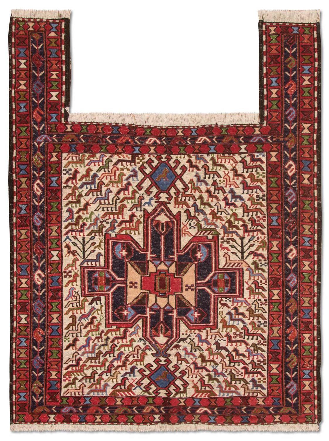 Kelim Rug - Oriental square  - 99 x 95 cm - beige