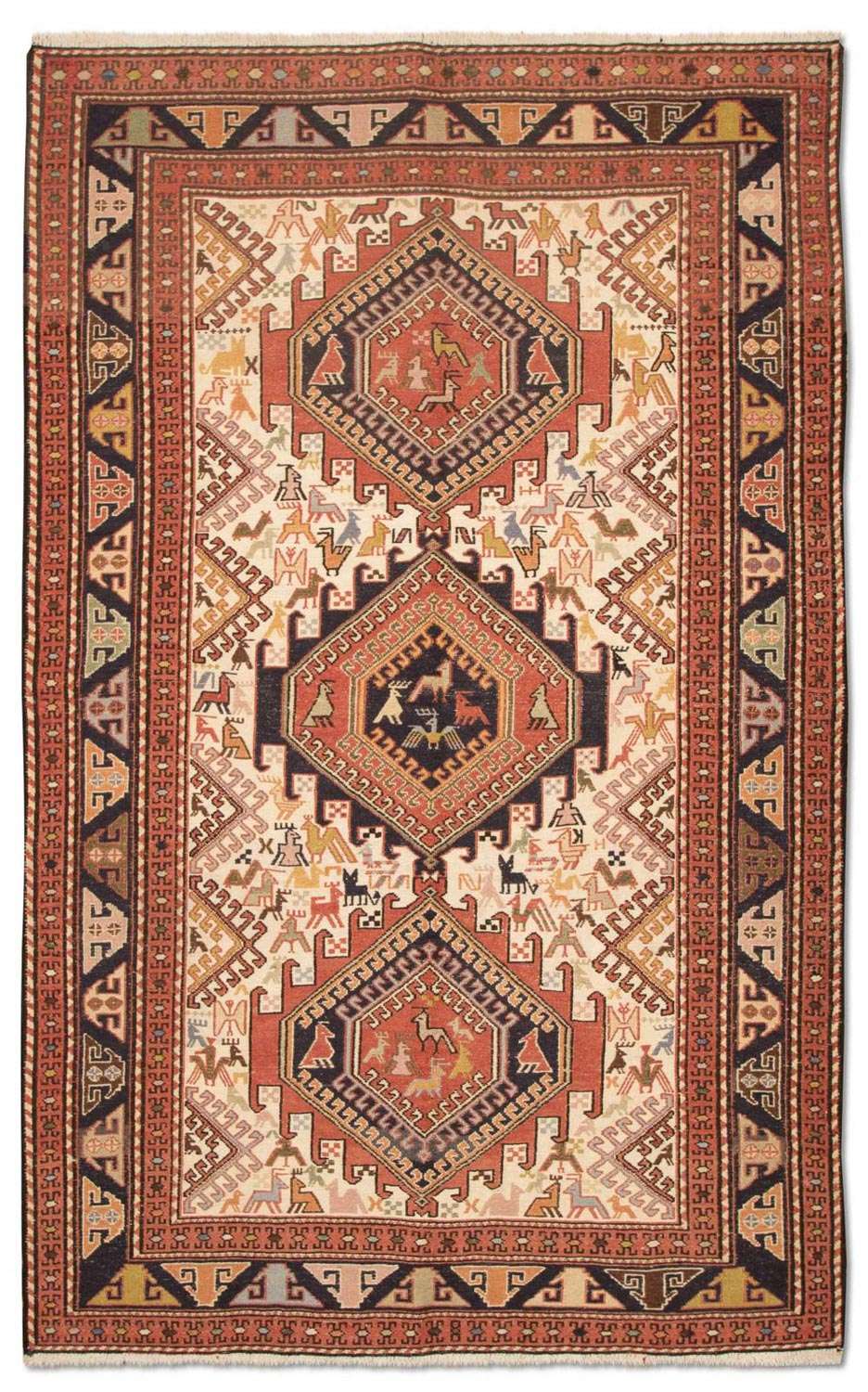 Kelim Rug - Oriental - 194 x 122 cm - brown