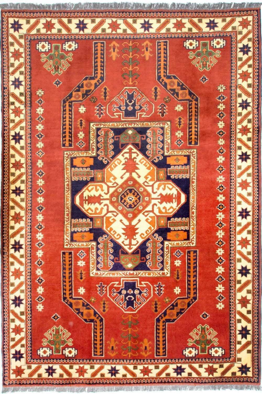 Afghan Rug - Hatschlu - 282 x 206 cm - red