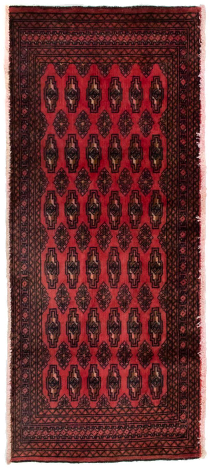 Turkaman Rug - 130 x 60 cm - red