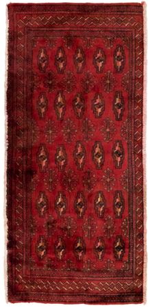 Turkaman Rug - 130 x 60 cm - red