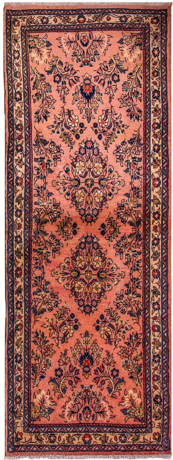 Runner Perser Rug - Classic - 205 x 76 cm - rose