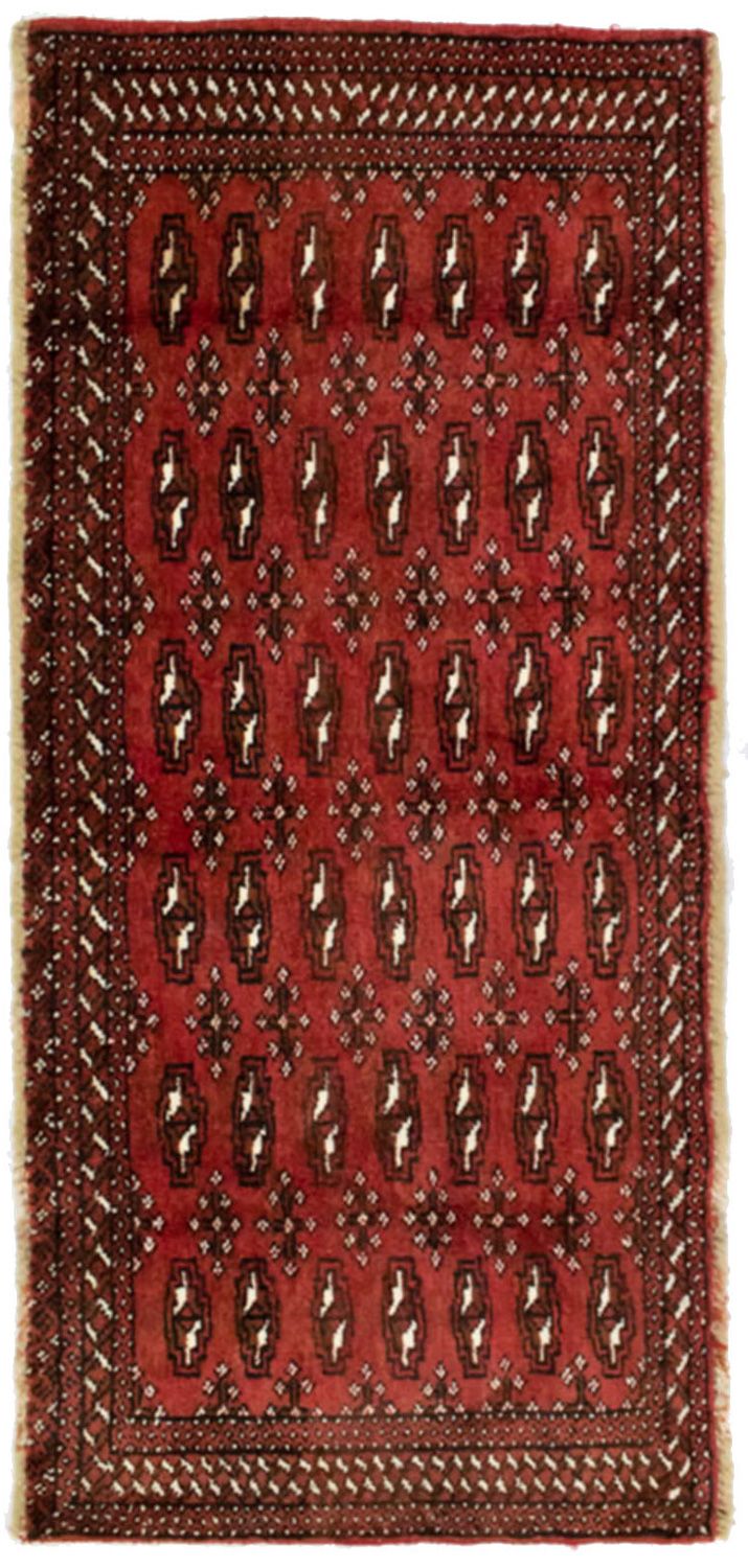 Turkaman Rug - 130 x 60 cm - red