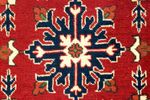 Runner Afghan Rug - Hatschlu - 297 x 84 cm - red