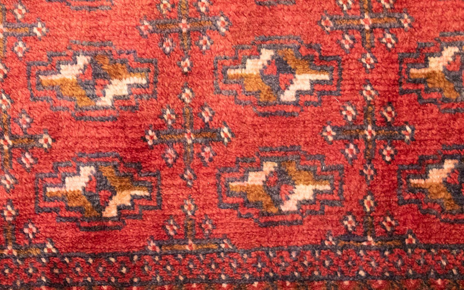 Turkaman Rug - 130 x 60 cm - rust