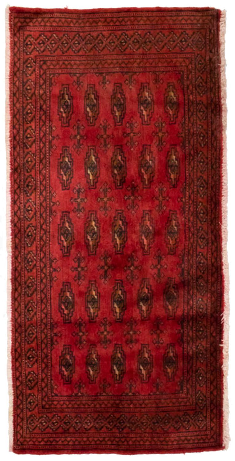 Turkaman Rug - 130 x 60 cm - red