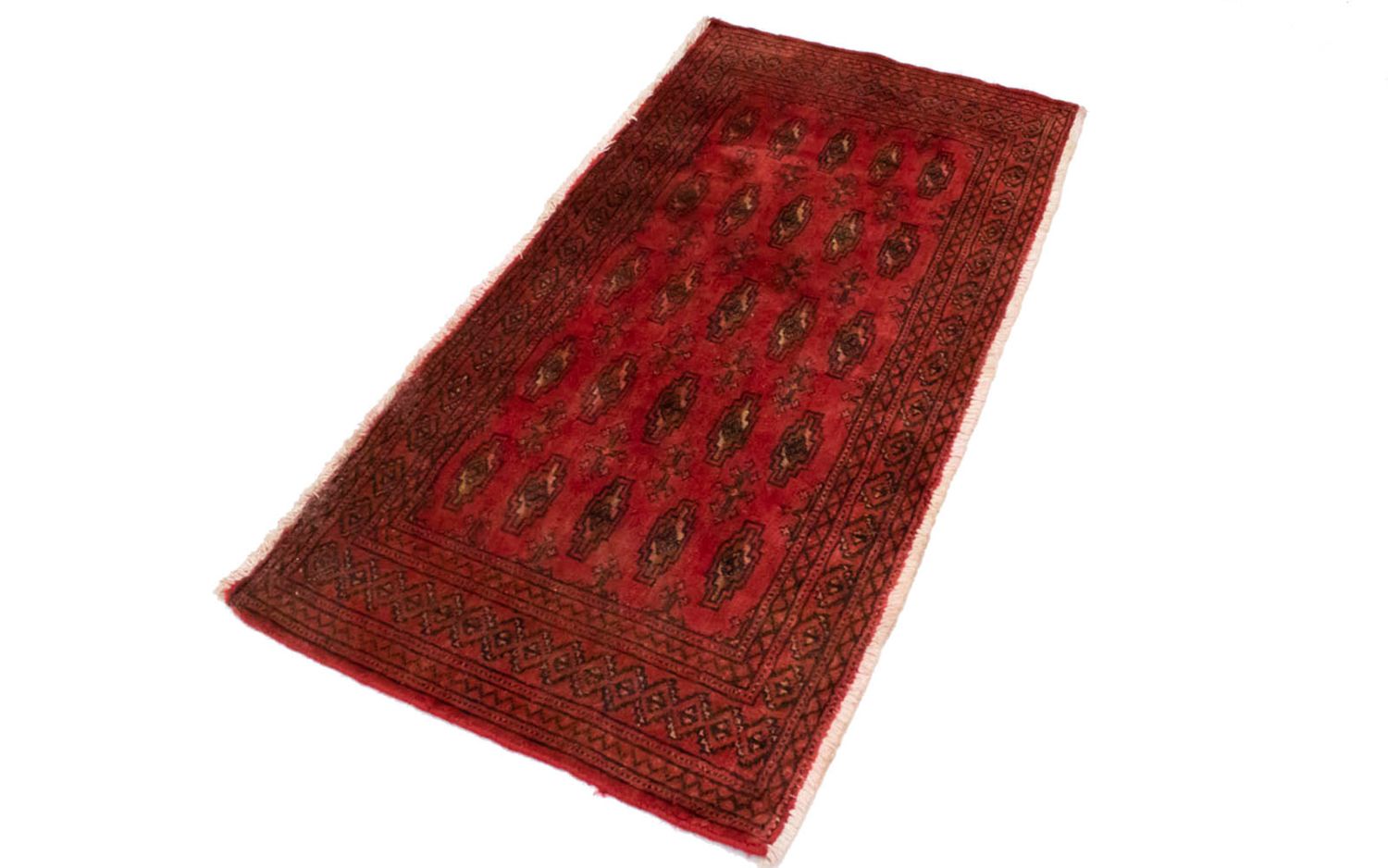 Turkaman Rug - 130 x 60 cm - red