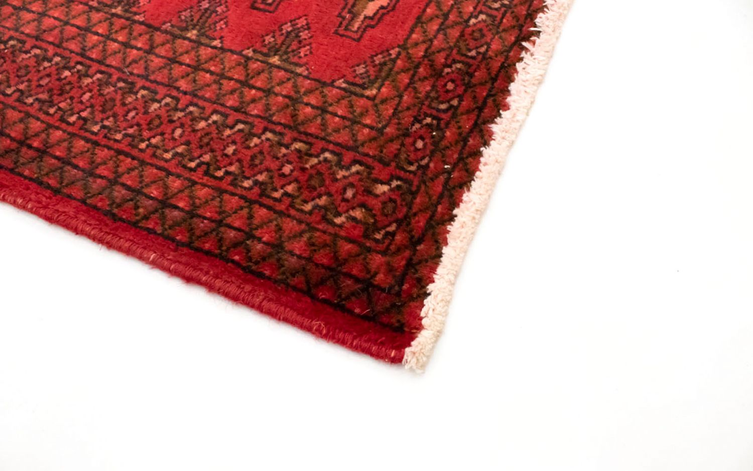 Turkaman Rug - 130 x 60 cm - red