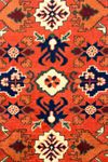 Runner Afghan Rug - Hatschlu - 305 x 84 cm - orange