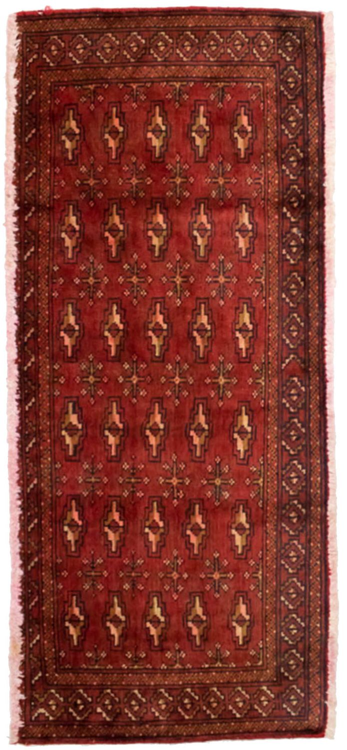 Turkaman Rug - 130 x 60 cm - red