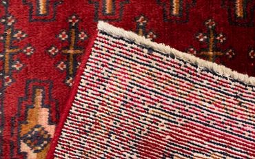 Turkaman Rug - 130 x 60 cm - red