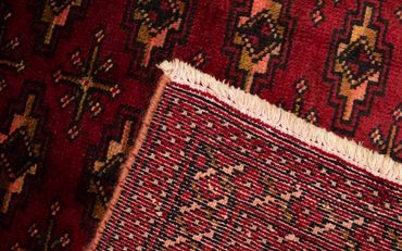 Turkaman Rug - 130 x 60 cm - red