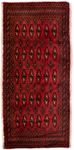 Turkaman Rug - 130 x 60 cm - red