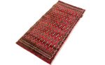 Turkaman Rug - 130 x 60 cm - red