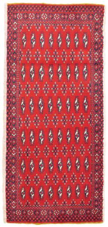 Turkaman Rug - 130 x 60 cm - red