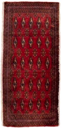 Turkaman Rug - 130 x 60 cm - red