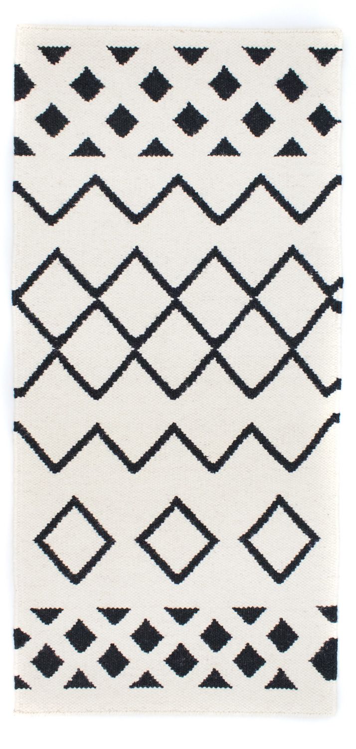 Kelim Rug - Trendy - 132 x 63 cm - beige