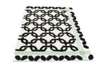 Wool Rug - 132 x 95 cm - beige