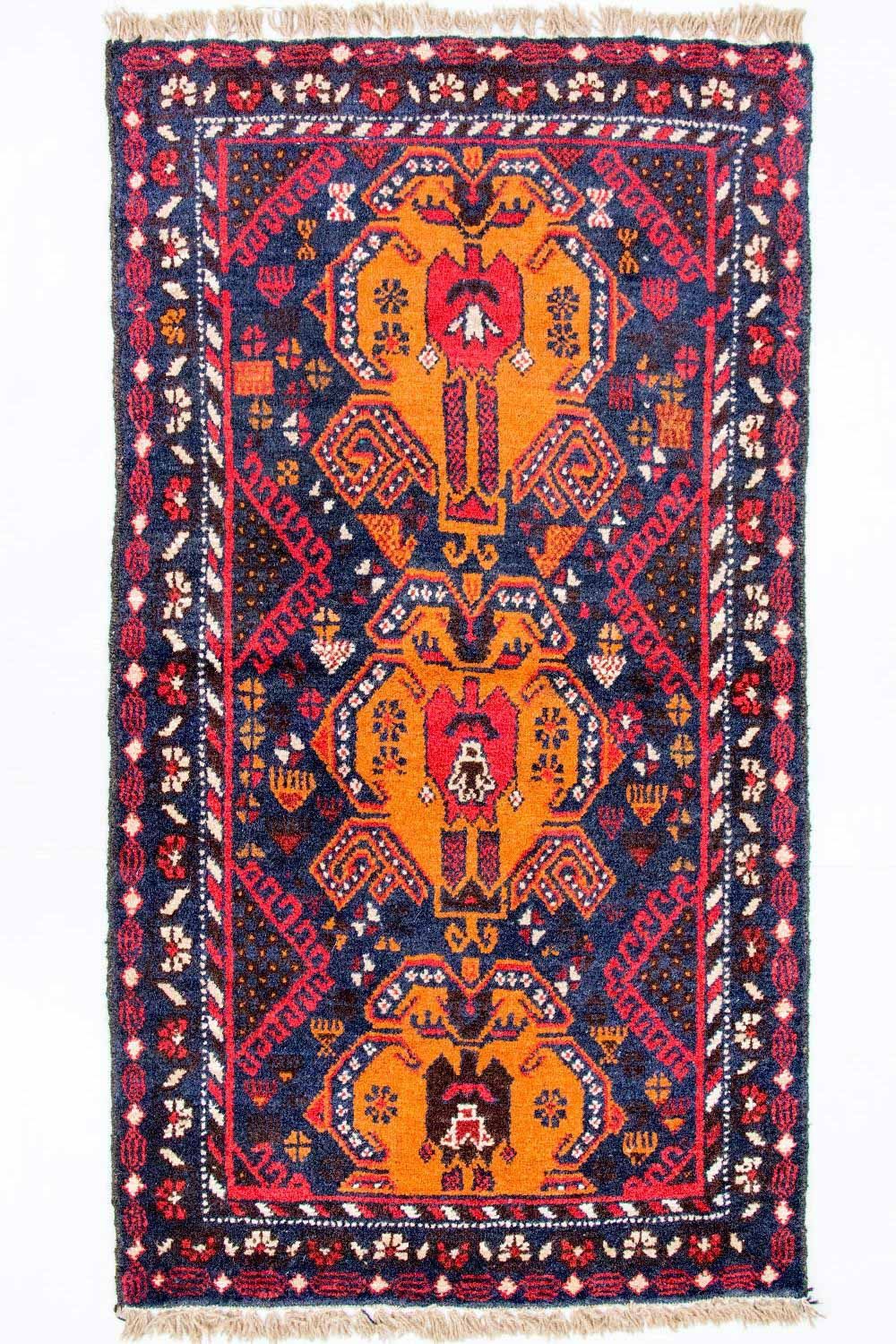 Belutsch Rug - 140 x 79 cm - orange