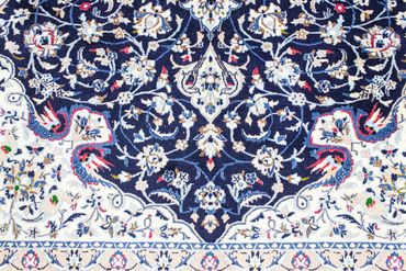 Perser Rug - Nain - Royal - 302 x 207 cm - dark blue