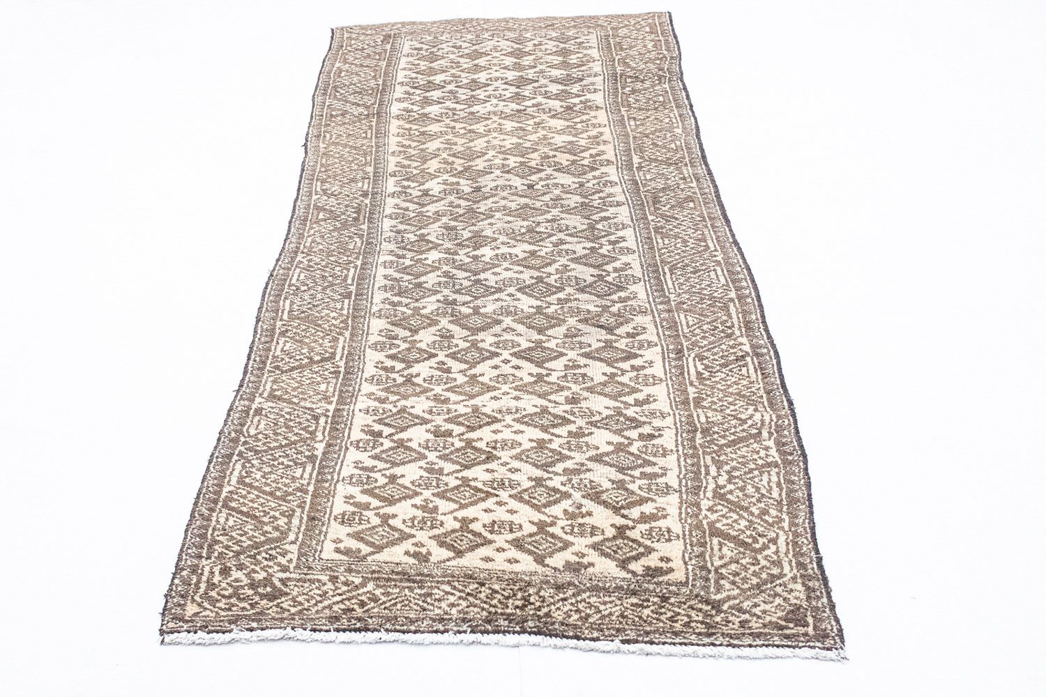 Runner Belutsch Rug - 248 x 90 cm - beige