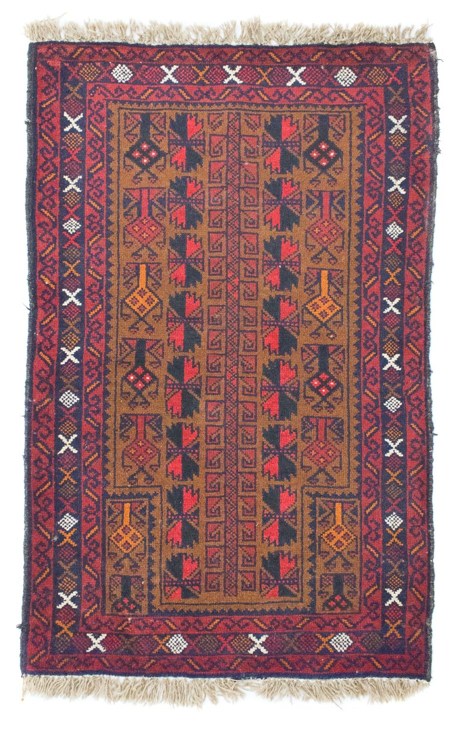 Belutsch Rug - 140 x 86 cm - brown