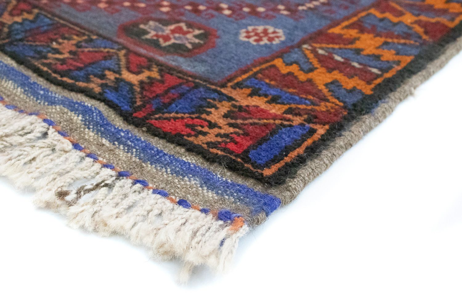 Belutsch Rug - 134 x 81 cm - blue