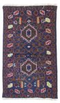 Belutsch Rug - 136 x 76 cm - blue