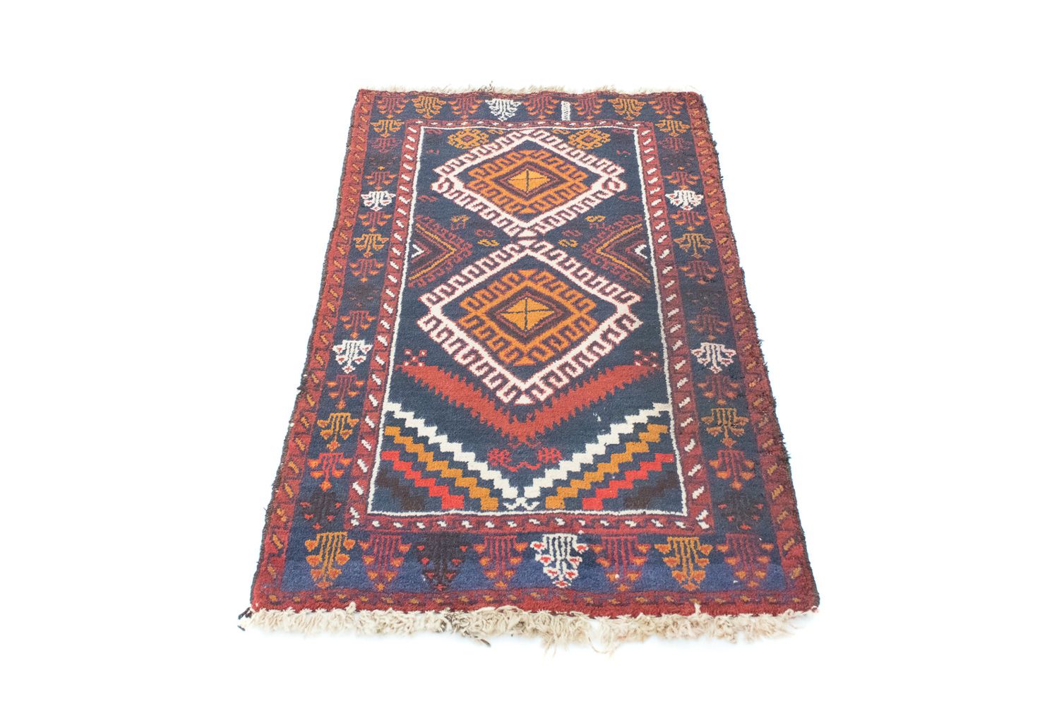 Belutsch Rug - 130 x 76 cm - blue