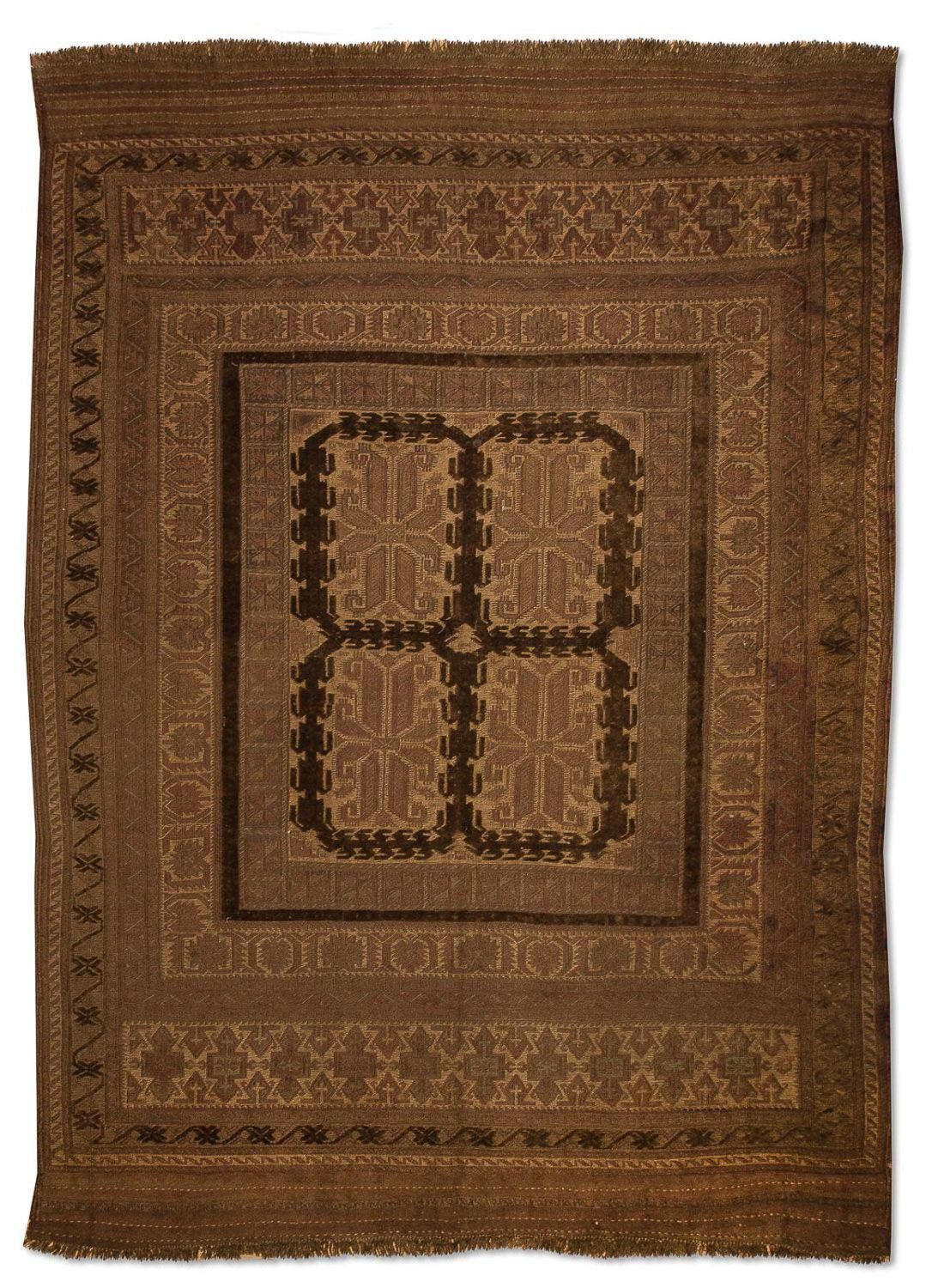 Kelim Rug - Old - 276 x 182 cm - brown