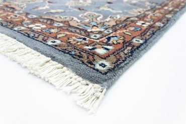 Runner Oriental Rug - 187 x 63 cm - light blue