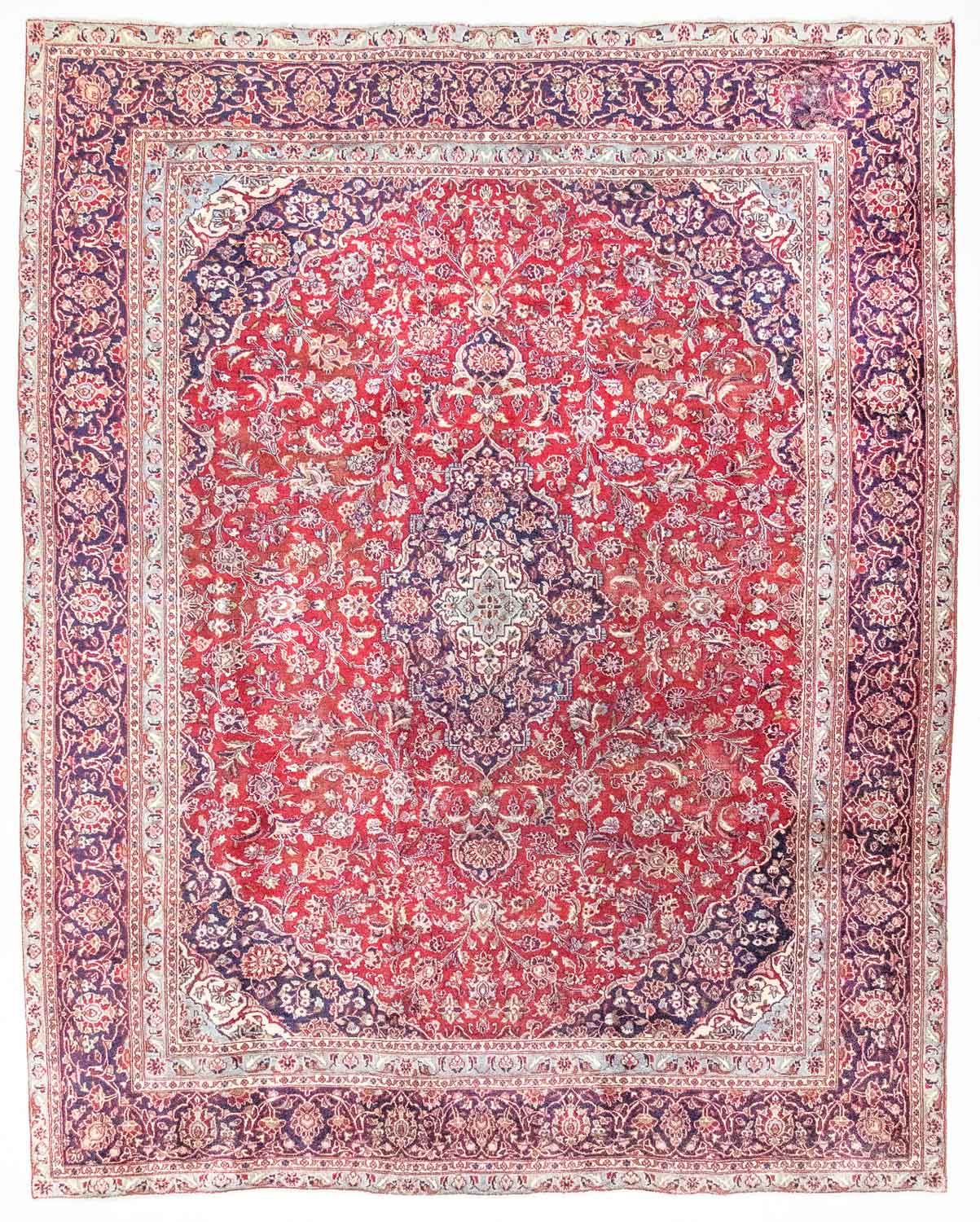 Perser Rug - Keshan - 367 x 282 cm - red