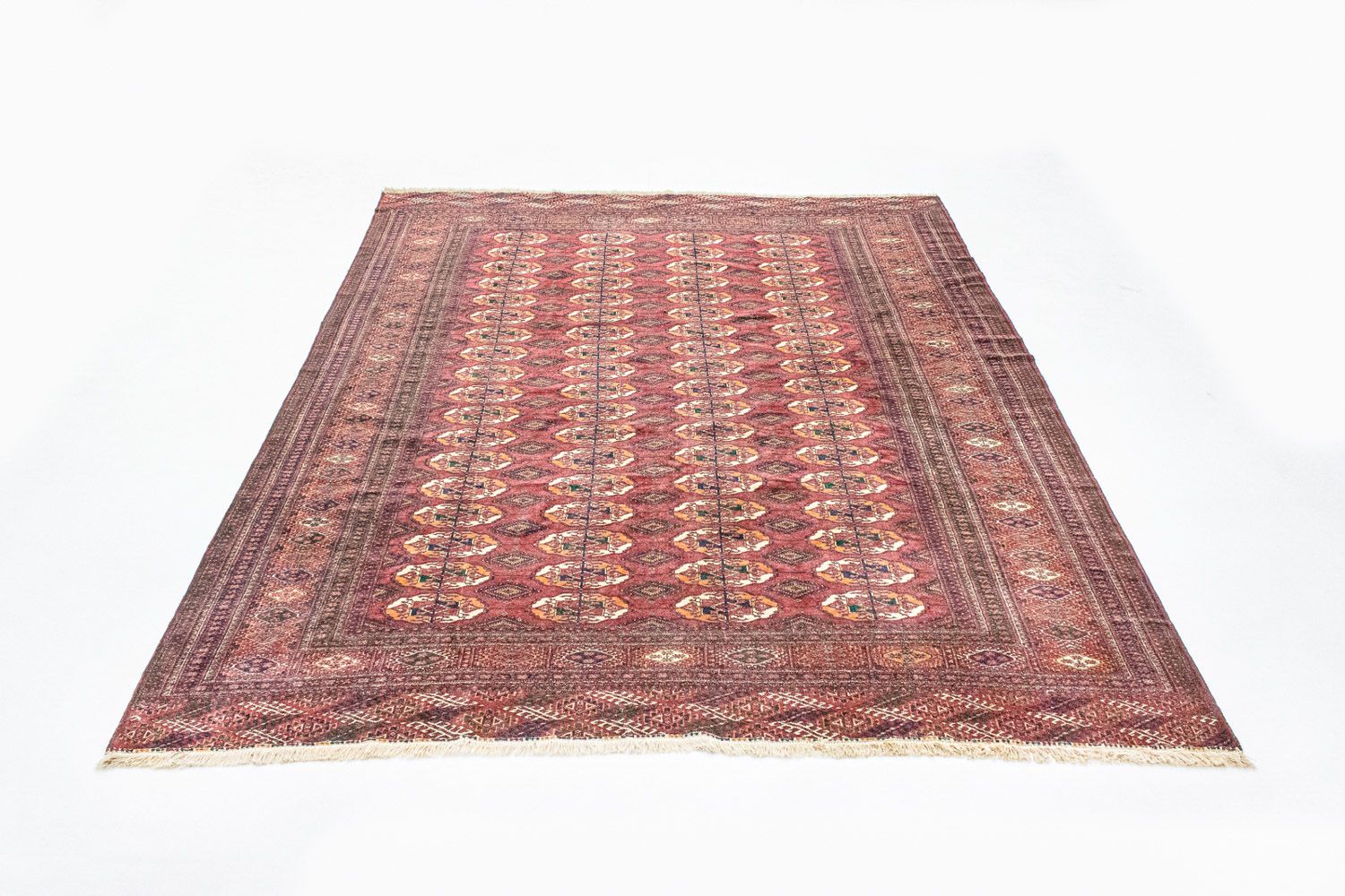 Afghan Rug - Bukhara - 285 x 226 cm - red