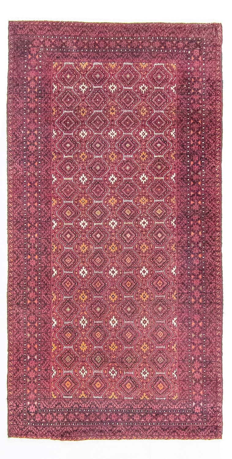 Runner Belutsch Rug - 194 x 108 cm - red