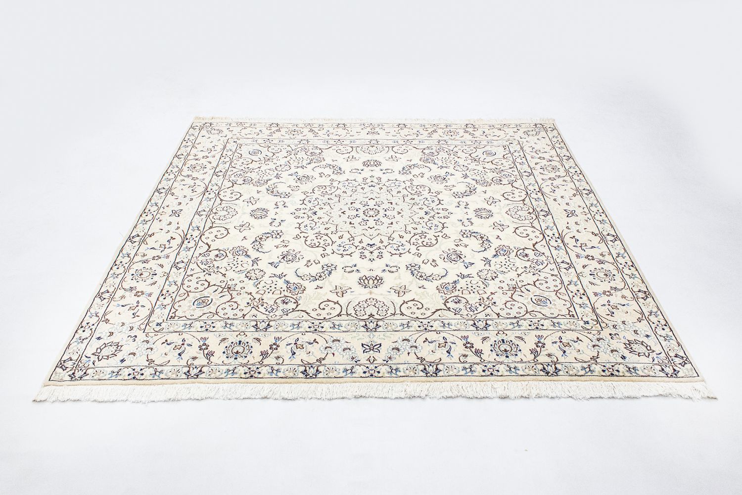 Perser Rug - Nain - Royal square  - 200 x 193 cm - beige