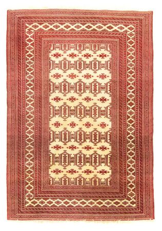 Turkaman Rug - 185 x 135 cm - red