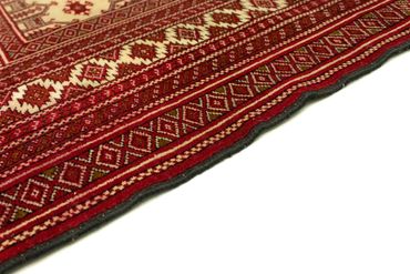 Turkaman Rug - 185 x 135 cm - red