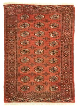 Turkaman Rug - 174 x 128 cm - red