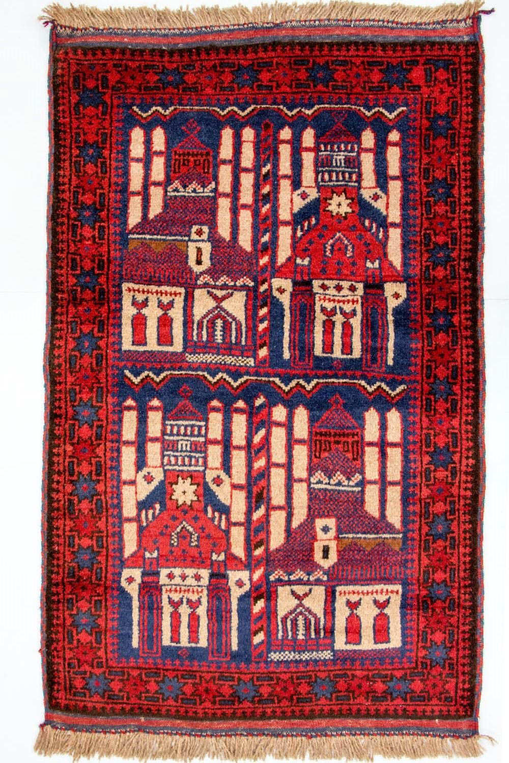 Belutsch Rug - 145 x 87 cm - multicolored